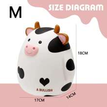 1 pieza Hucha de vaca, caja para monedas irrompible para adolescentes, alcancía con diseño de animal lindo como regalo de cumpleaños para niños y niñas, cajas de ahorro de monedas como mejores regalos