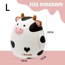 1 pieza Hucha de vaca, caja para monedas irrompible para adolescentes, alcancía con diseño de animal lindo como regalo de cumpleaños para niños y niñas, cajas de ahorro de monedas como mejores regalos