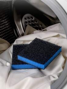 洗衣机用可重复使用绒毛和宠物毛发清洁海绵、防缠绕清洁海绵、绒毛去除器、洗衣设备清洁剂 - 彩色 - 查看 9