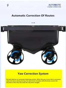 500M Smart Fixed Speed Cruise Remote Control Fishing Bait Boat 1.5KG Big Loading Dual Motor Waterproof Fishing Lure RC Bait Boat Nesting Boat - Multicolor - View 4