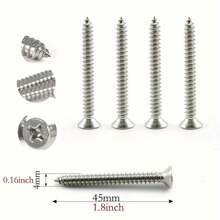 2 Set M6 Suspension Ceiling Wall Mount U Hook Anchor Hanger Stainless Steel Heavy Duty Multi Purpose Hammock Swing Ceiling Hook Olivary Base Plate With Snap Hook - 銀色 - 查看 2