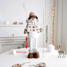 1 cái Ông già Noel Người tuyết Nai sừng tấm Đồ trang trí đứng Tượng nhỏ Đồ trang trí thu gọn Đồ trang trí Trang trí nhà Đồ trang trí Quà tặng tốt nhất Sinh nhật Đồ trang trí Giáng sinh Trang trí phòng Giáng sinh Mùa đông - Nhiều màu - Xem 10