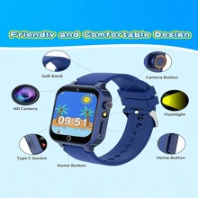 1pc Children's Watch With Camera, Video Recording, Flashlight, Music Playing, Game Functions. Non-cellular Version, Ideal Gift For Students, Boys & Girls On Christmas, Birthday