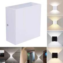 Lámpara Pared Led De 12w Foco Flotante Moderno Muro Interior - Blanco - Ver 1