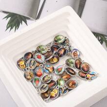 20pcs Mixed Random Catholic Christian Figure Charms For DIY Jewelry Making, Including Jesus Christ, Virgin Mary, Pope, St Jude Etc. - Silver - View 8