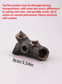 1pc Driftwood Fragment Aquarium Decor, Shrimp & Fish Hiding House, Fish Tank Landscape Ornament
