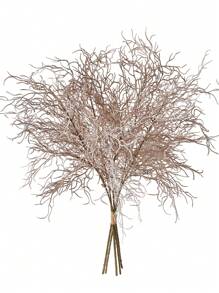 1pc Lifelike Curly Willow Branches Decorative Dried Artificial Twigs, 27.6 Inches Fake Sticks Vintage Vines/Stems DIY Greenery Plants Craft For Vases Home Garden Hotel Farmhouse Decor, Valentine Day, Gift - Brown - View 5