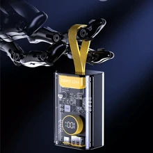 Super Fast Charger 22.5W Portable Power Bank 10000mAh Pack USB External Battery - White - View 5