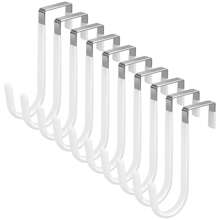 Móc Trên Cửa, Móc Treo Cửa, Bề Mặt Cao Su Mềm Chống Trầy Xước, Móc Cửa Chịu Lực Cho Phòng Tắm, Phòng Khách, Nhà Bếp Treo Quần Áo, Khăn, Mũ - Nhiều màu - Xem 20