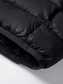 SOLOCOTE Boys' Lightweight Hooded Zip-Up Padded Coat, Suitable For Christmas Party, Winter Casual Outings - Black - View 6