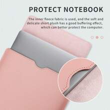 13/13.3/14/15/16 Inch PU Laptop/Tablet Computer Sleeve Bag, Portable Laptop Bag, Tablet PC Protective Cover Case, Office Supplies Storage Bag Back To School - Rectangle - View 8