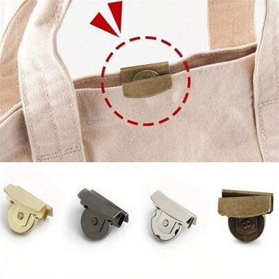 1piece Versatile Magnetic Bag Clips - Alloy Snaps For Seamless DIY Projects - Perfect For Shoulder Bags And Clothing Accessories