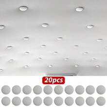 40pcs Car Headliner Repair Clips Screws Buttons Fasteners For Fixing Detached Roof Lining Upholstery - Gray Velour Plaid - Gray 40pcs - View 2