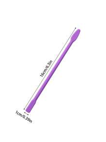 1 pièce Bâton mélangeur en silicone multicolore de 16 cm/20 cm, tige de réglage de la couleur, outil accessoire pour la réalisation de bijoux en résine époxy, distributeur de tasse coloré pour le DIY