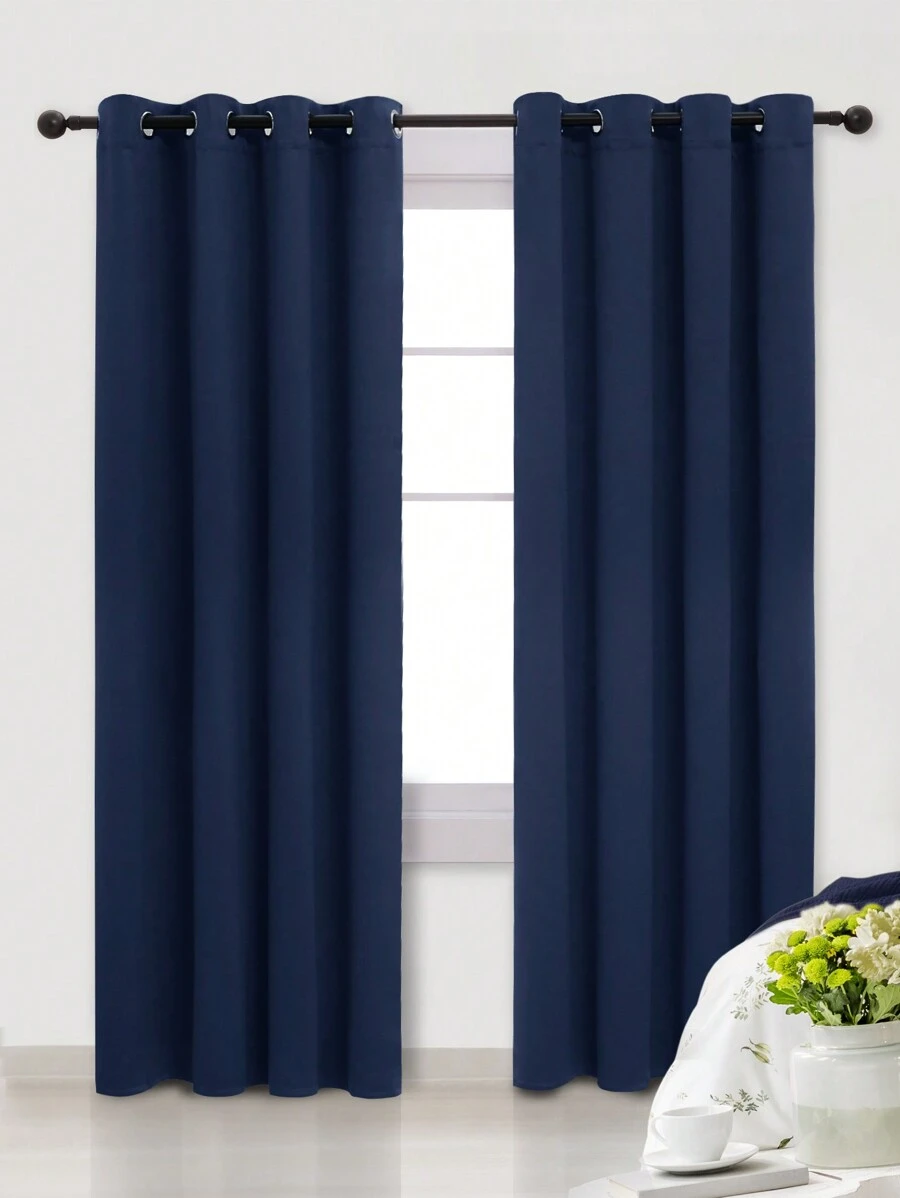 Deconovo 2 Pcs Blackout Curtains Thermal Curtains Living Room Curtains Bedroom Curtains For Living Room