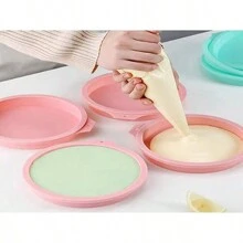 Air Fryer Egg Mold, Air Fryer Cake Mold (Silicone Material), Also Suitable For Making Pancakes, Toast, Etc., Non-Stick Air Fryer Accessories, Father's Day, Mother's Day, Christmas, Thanksgiving, Halloween, Valentine's Day Gifts