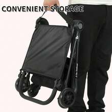 Baby Stroller, Pocket Cart For Kids, One-Click Folding & Easy To Carry, Lightweight Baby Travel Stroller, Baby Pocket Cart - 黑色 - 查看 5
