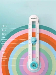 1 件可调节 360 度圆形切割刀 DIY 指南针 返校 - 藍色 - 查看 12