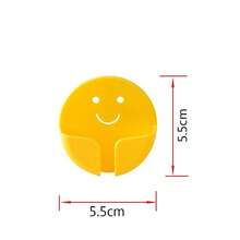 2/4pcs Power Plug Organizers Kitchen Plug Holder, Self-Adhesive Power Socket Hooks Wall Plug Wire Clips Power Cable Storage Bathroom Hooks - Multicolor - View 3