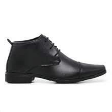 Men's Dress Boot Sport Thin Short Upper Lace-Up Soft EVA Insole Lightweight Resistant Sole - 黑色 - 查看 2