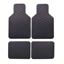 4pcs General Purpose Car Floor Mat Car Carpet Leather Floor Mat - one-size - View 6