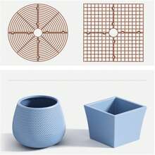 1 Pieza Cubierta para Maceta, Diámetro de 7.5/11.8/20 pulgadas Redonda Cortable, Cubierta Protectora de Tierra para Maceta de Flores, Protector contra Excavación de Gatos, Cubierta de Rejilla para Maceta de Plantas Bebé para Interiores y Exteriores, Herramientas de Jardín