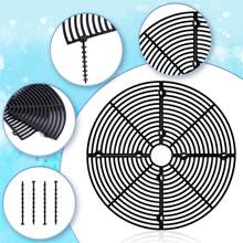 1 Pieza Cubierta para Maceta, Diámetro de 7.5/11.8/20 pulgadas Redonda Cortable, Cubierta Protectora de Tierra para Maceta de Flores, Protector contra Excavación de Gatos, Cubierta de Rejilla para Maceta de Plantas Bebé para Interiores y Exteriores, Herramientas de Jardín