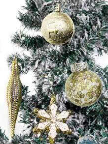40pcs/Set Assorted Christmas Ball Ornaments, Colorful Christmas Balls For Store Display, Gift, Christmas Tree Decoration, Snowflake Decorations,Christmas - Multicolor - View 3