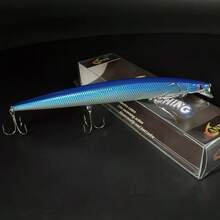 1pc Fishing Lure 18cm/7.1in Floating Long Minnow Sea Artificial Sea Fishing Bait