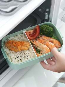 Bento Box Stainless Steel Plastic Insulated Lunch Box Separate Multi-Layer Lunch Box Portable Lunch Box School Supplies,Christmas Gift - Multicolor - View 4