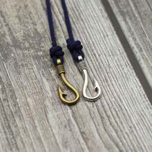 51Luckind Charm Fish Hook Anchor Bracelet Double Layer Adjustable Milan Rope Bracelet Men Women Sailing Adventure Accessories Gifts - Fishhook Bracelet - View 10