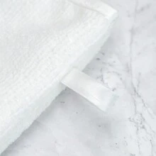 4 piezas Guantes desmaquillantes de microfibra, toallas faciales desmaquillantes, toallas de microfibra suaves, guante desmaquillante reutilizable, paño de limpieza facial de fibra superfina en color blanco