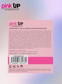 Matte HD Pink Up Polvo Compacto Matificante Control de Brillo Acabado Mate Larga Duración 10 g - Translucido - Ver 3