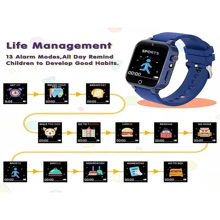1pc Children's Watch With Camera, Video Recording, Flashlight, Music Playing, Game Functions. Non-cellular Version, Ideal Gift For Students, Boys & Girls On Christmas, Birthday