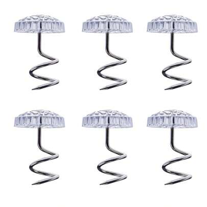 30/50 miếng cố định mép đệm ghế sofa, đinh xoắn dùng trong gia đình, ghim cố định vô hình, kẹp chống trượt ga trải giường, phụ kiện giường ngủ