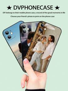 1 Peça Personalizada Capa de Silicone para Celular com Tela Cheia, com Padrão Personalizado, Compatível com Apple iPhone 16, 15, 14, 13, 12, 11 Pro Max, XR, XS Max, 7 Plus, Moda, Estiloso, Colorido, Contratado, Capas de Celular Personalizadas, Presentes Únicos para Amigos no Dia das Mães