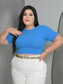 Kit 5 Blusinhas Cropped Manga curta AnaRuga