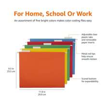 Hanging Organizer File Folder - Pack Of 25 - 什錦(字母) - 查看 6