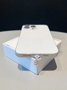 1 个电镀可爱心形防尘塞，粉色底座配金色饰边，适合字母 A-Z，适用于 C 型和闪电接口 - 彩色 - 查看 5