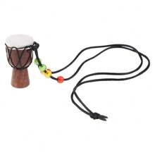 Mini Djembe Percuție pandantiv tobă de mână africană pentru cadou Bongo Cadou clasic, tobă, tobe, set de tobe