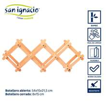 San Ignacio Zusammenklappbarer Bambus-Weinregal KINVARA Kollektion - Verschiedenfarbig - Übersicht 3