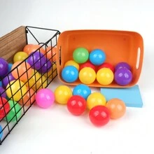 Paquete de 200 pelotas para piscina de bolas para bebés, pelotas de plástico de 2,16 pulgadas para piscina de bolas, piscina, carpas de juego, túneles de juego, decoración de fiestas, bolas, bola 8, piscina de bolas - Multicolor - Ver 4