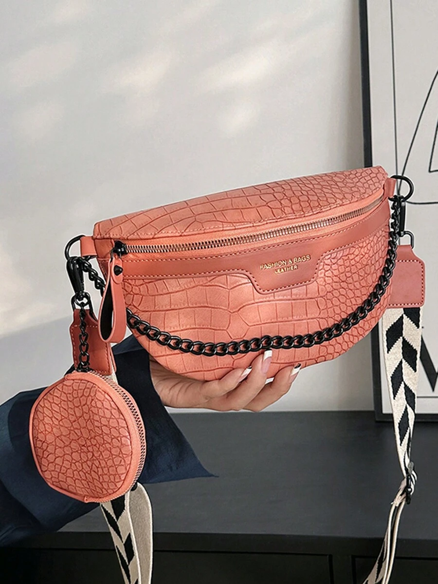 时尚潮流腰包/胸包，男女通用设计，适合所有季节