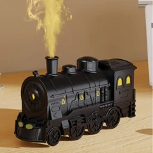 Train Air Humidifier Ultrasonic Aromatherapy Diffusers Mist Maker Fragrance Essential Oil Aroma Difusor Remote Control Lighting