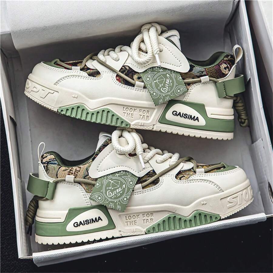 New Summer Breathable Casual Vulcanized Shoes For Men, Fashion Random ...