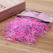 1 Pacote de Elásticos Coloridos Descartáveis na Moda, Faixas de Cabelo, Acessórios de Cabelo, Adequados para Presente de Meninas, Uso Diário, Mulheres, Acessórios de Cabelo para Festa, Acessórios de Cabelo para Vestir, Decoração Doméstica de Banheiro, Decoração de Outono, Acessórios de Cabelo de Volta às Aulas