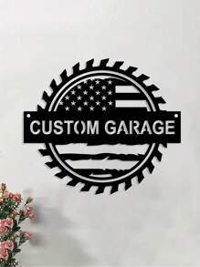 Uma Peça de Arte de Parede de Metal de Estilo Vintage de Ferro Forjado Personalizada Avô Oficina Garagem Sinal de Entrada de Homem Sinal de Reparador Decoração de Casa Perfeita para Dia dos Pais Personalizado Nome Arte de Parede de Metal do Estúdio Ornamental Fofa, Moderna, de Alta Qualidade, Contratada Personalizada, Única, Presentes Ideais para Ele Ela, Namorado, Namorada, Pai, Mãe, Família, Amigos para Aniversários, Dia dos Namorados, Dia das Mães, Aniversários, Dia da Criança, Dia dos Pais, Formatura, Casamentos, Inauguração de Casa, Casa, Jardim, Dia dos Namorados, Decoração do Dia dos Namorados