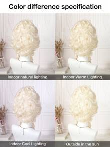 长款波浪金发假发，米色假发，80年代70年代蓬松大假发，50年代60年代复古宫廷合成假发，假发，皇家假发，宫廷假发，派对，包括，聚会，度假，节日，角色扮演。 - 米色 - 查看 8