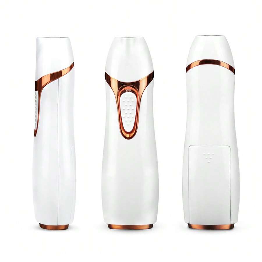 电动化妆刷清洁器和烘干机，自动硅胶化妆刷清洗机，粉底刷清洁剂 - 白色 - 查看 1