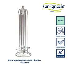 San Ignacio Porte-capsules rotatif 36 petites capsules collection KINVARA - Multicolore - Voir 3